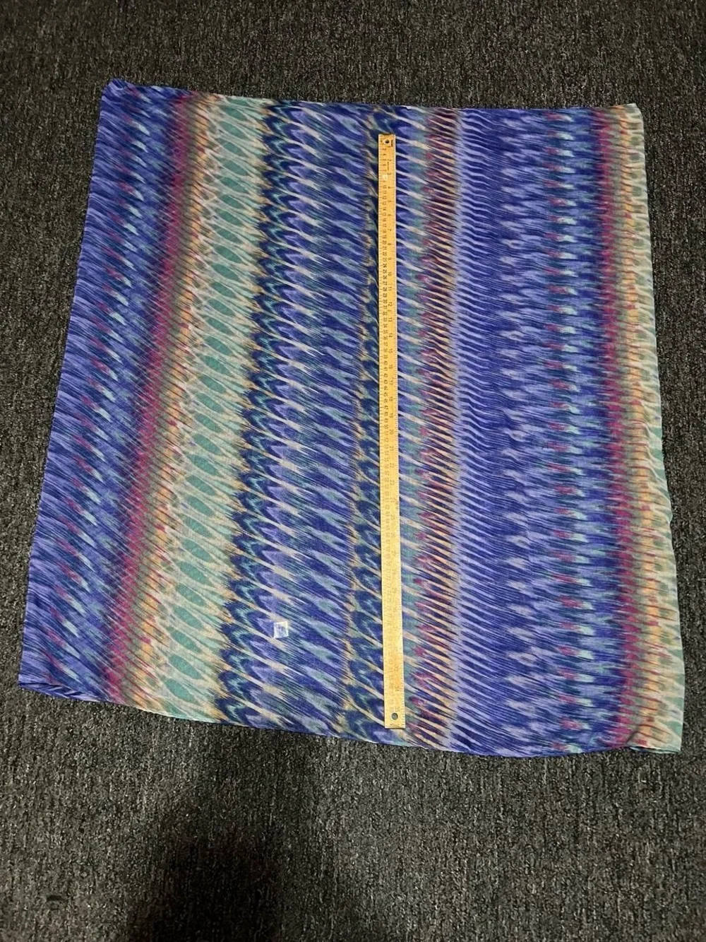 Blue Multicolor Infinity Scarf - Lightweight Women's Accessory